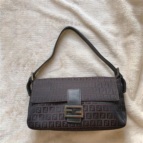 fendi black zucca 90s bags|More.